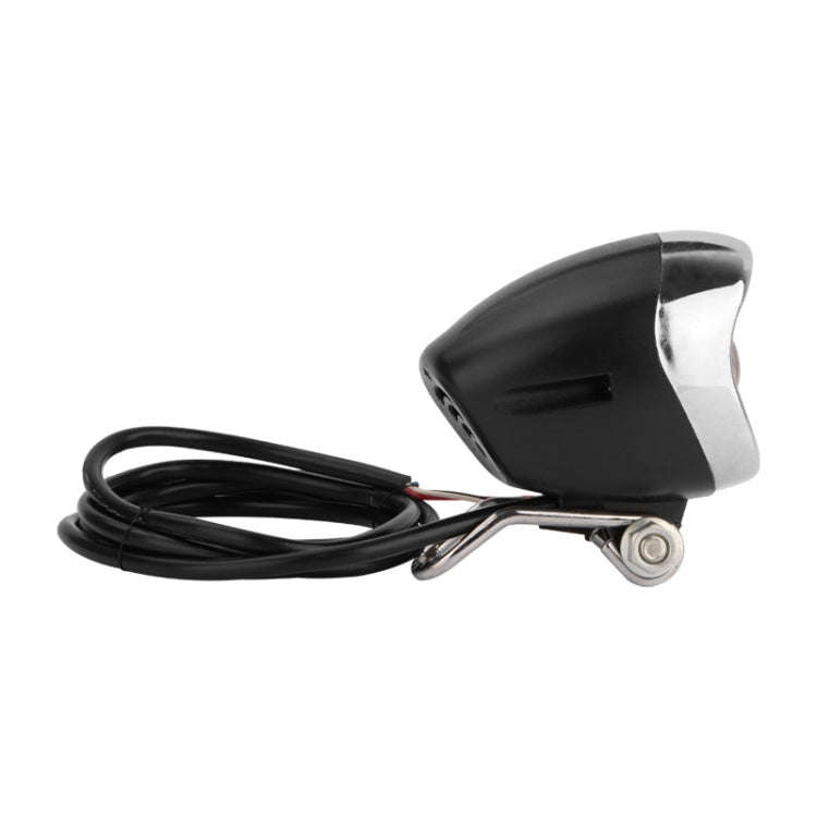 For KUGOO M5 AIMITE Electrical Scooter Front Headlight Warning Lights(Black)