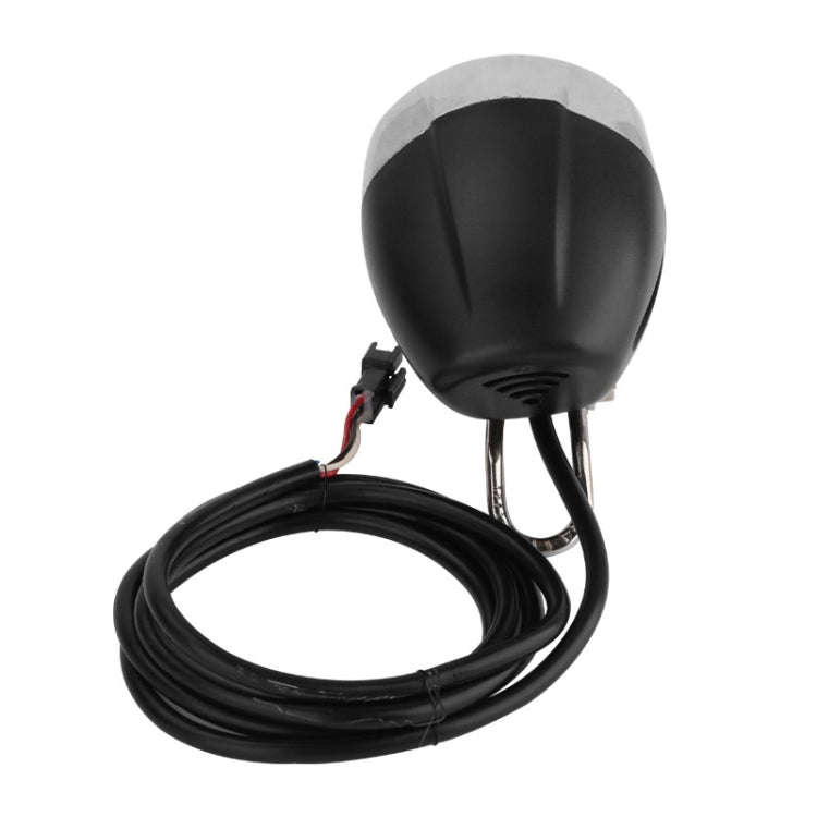 For KUGOO M5 AIMITE Electrical Scooter Front Headlight Warning Lights(Black)
