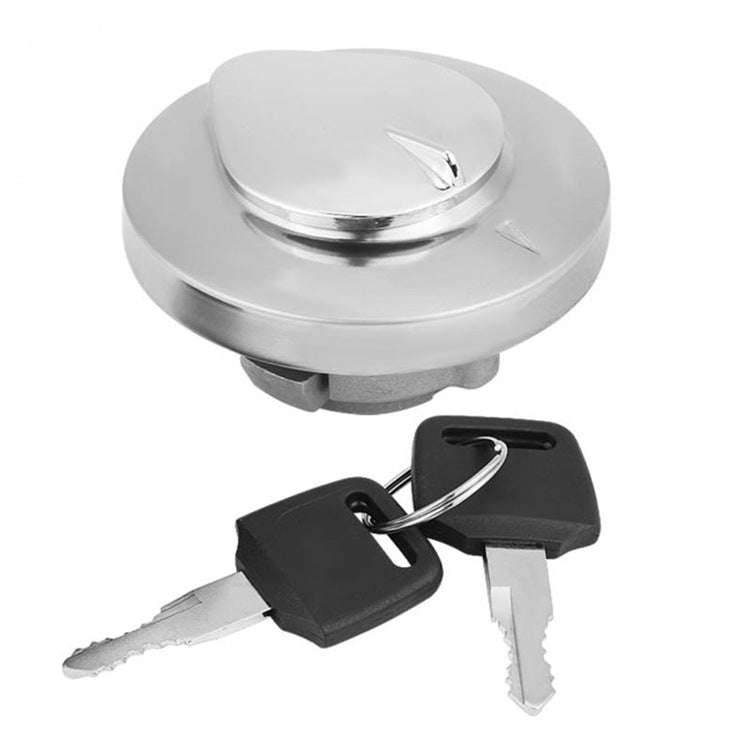 Suitable for Honda CA250 Motorcycle Modified Fuel Tank Cap(Silver)
