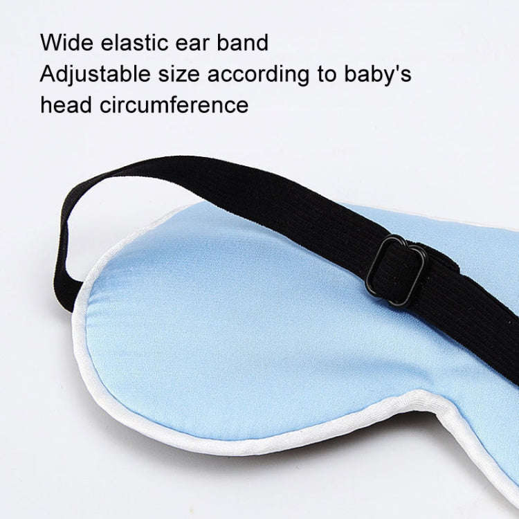 Baby Blackout Sun Eyeshade Baby UV Silk Mask(Blue)