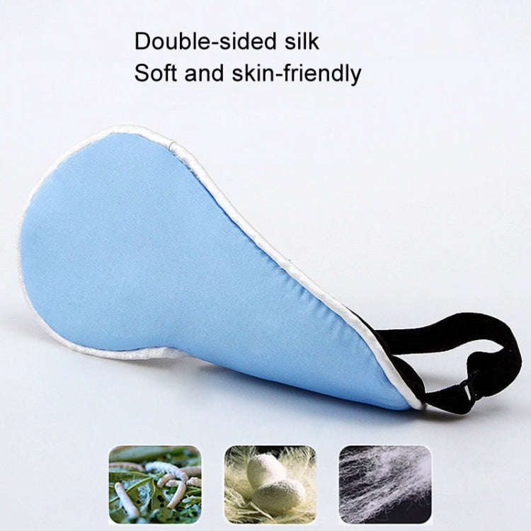 Baby Blackout Sun Eyeshade Baby UV Silk Mask(Blue)