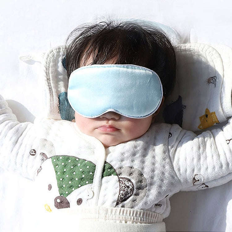Baby Blackout Sun Eyeshade Baby UV Silk Mask(Blue)