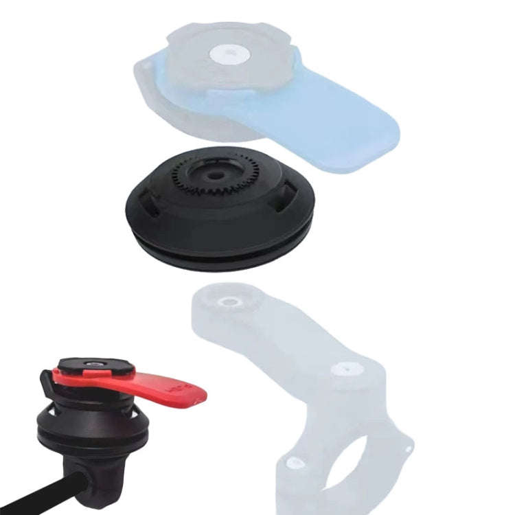 Bicycle Motorcycle Riding Cell Phone Holder Shock Absorber Vibration Filter Buffer(Black)