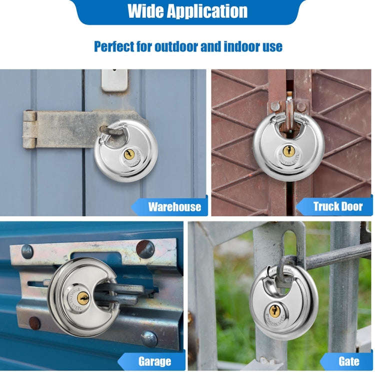 60mm Household Anti-Theft Rust-Proof And Waterproof Pure Copper Core Round Padlock