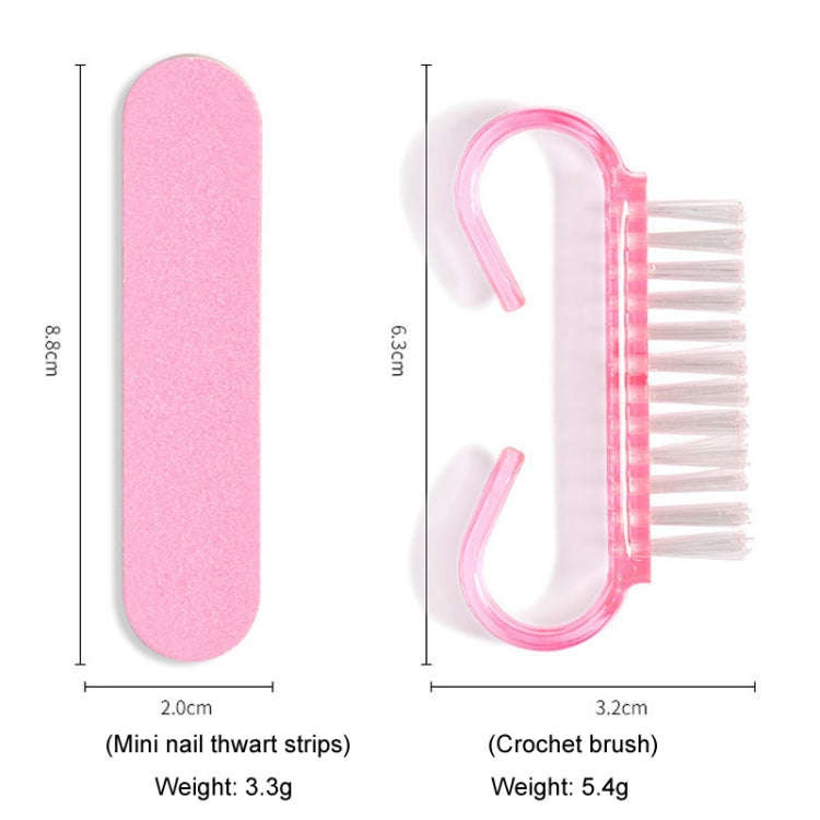 Nail Art Tools Set Nail Painting Pen Dotting Pen Filing Strip Rhinestone Butterfly Sequin Jewelry...