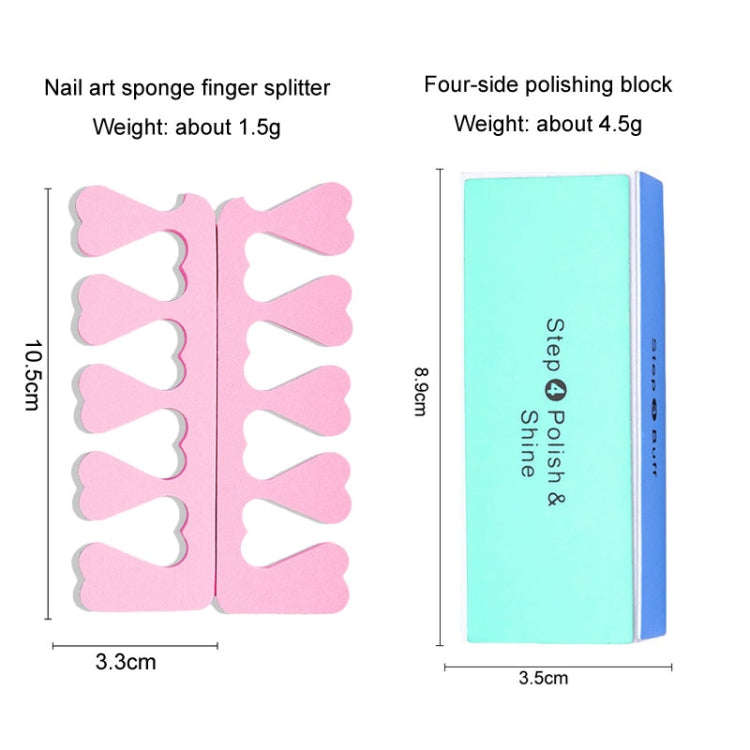 Nail Art Tools Set Nail Painting Pen Dotting Pen Filing Strip Rhinestone Butterfly Sequin Jewelry...