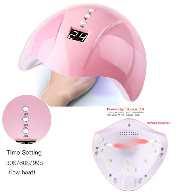 USB Plug-in Seashell Nail Lamp Mini UV Light Therapy Lamp Nail Polishers Stick Diamonds Tool Set(...