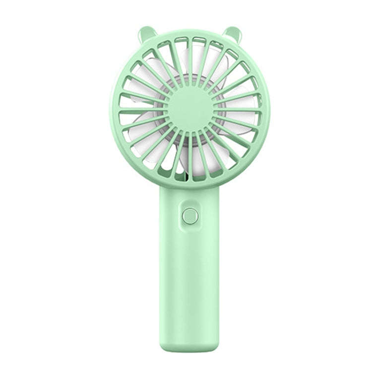 Mini USB Handheld Fan Rechargeable Portable Desktop Phone Holder(Green)