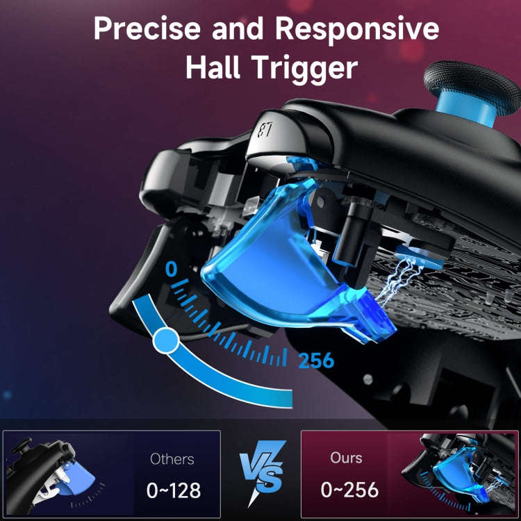 EasySMX 9013Pro  Wireless Game Controller For Switch / PS3 / IOS / Android / PC(Black Blue)