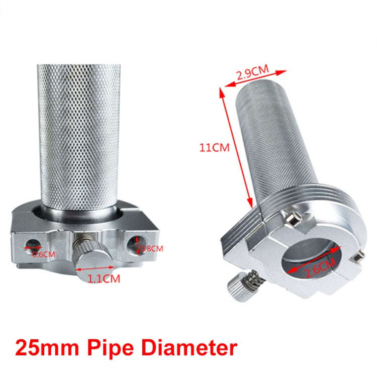 For Harley 883 / 1200 Aluminum Alloy Motorcycle Throttle Twist Oil Twist Oiler, Size: 22mm(Silver)