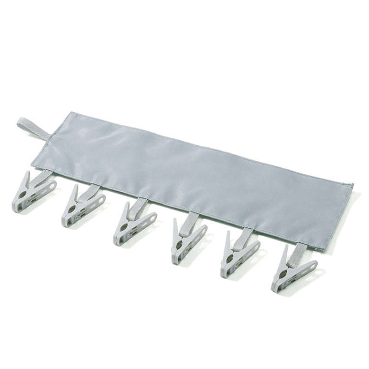 Multi Clip Portable Fabric Clothes Hanger Multifunctional Folding Fabric Clothes Clip Hangers, Co...