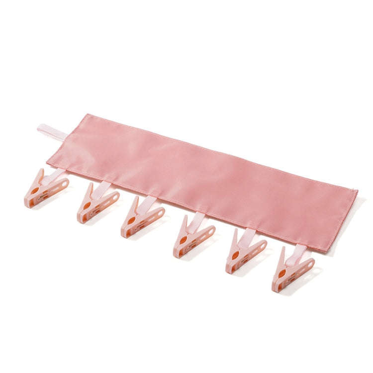 Multi Clip Portable Fabric Clothes Hanger Multifunctional Folding Fabric Clothes Clip Hangers, Co...