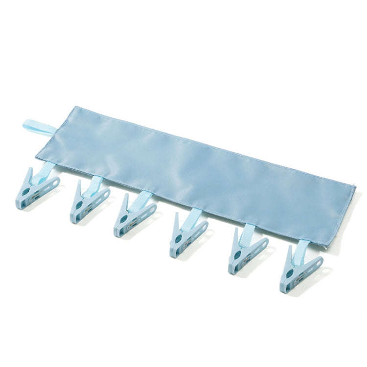 Multi Clip Portable Fabric Clothes Hanger Multifunctional Folding Fabric Clothes Clip Hangers, Co...