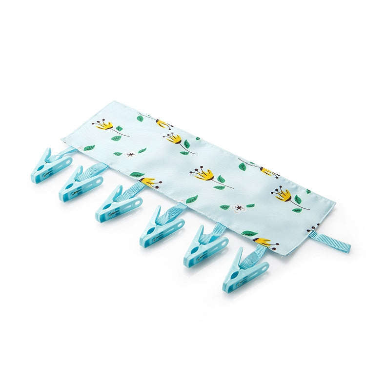 Multi Clip Portable Fabric Clothes Hanger Multifunctional Folding Fabric Clothes Clip Hangers, Co...