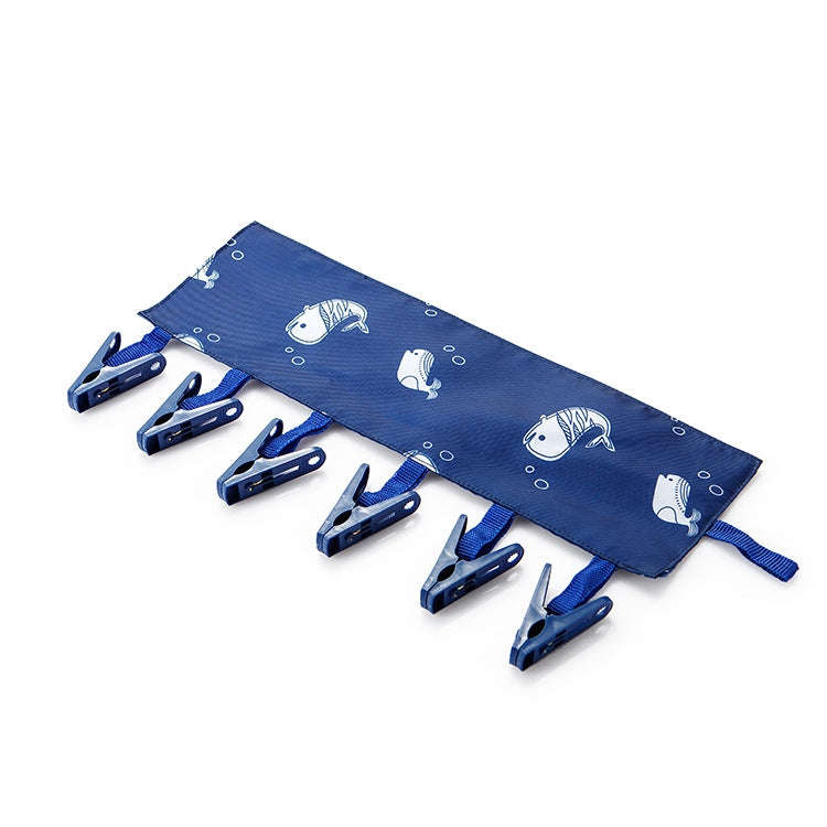 Multi Clip Portable Fabric Clothes Hanger Multifunctional Folding Fabric Clothes Clip Hangers, Co...