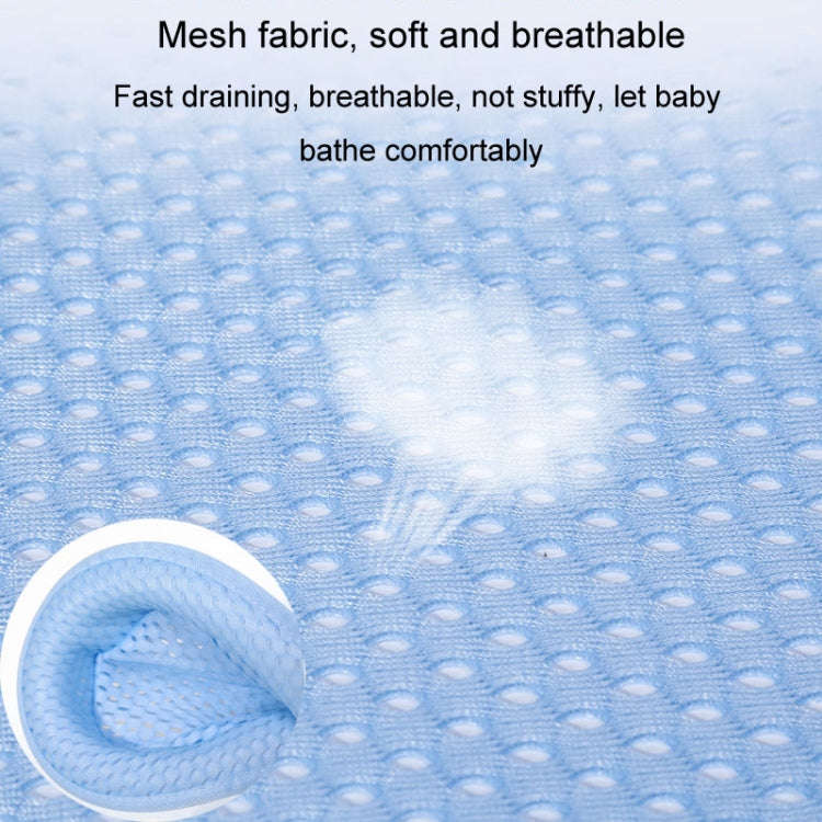 Baby Bath Tub Bathing Support Net Stand Newborn Non-Slip Suspended Shower Mat, Style: T-type Green
