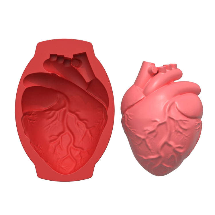 Halloween Heart Mold Baking Silicone Mold(Red)