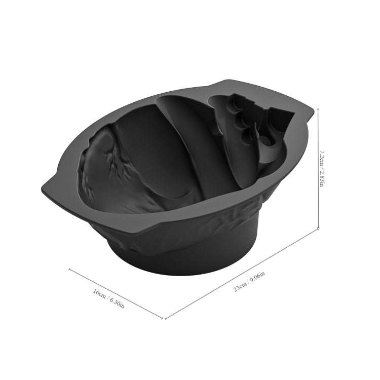 Halloween Heart Mold Baking Silicone Mold(Black)