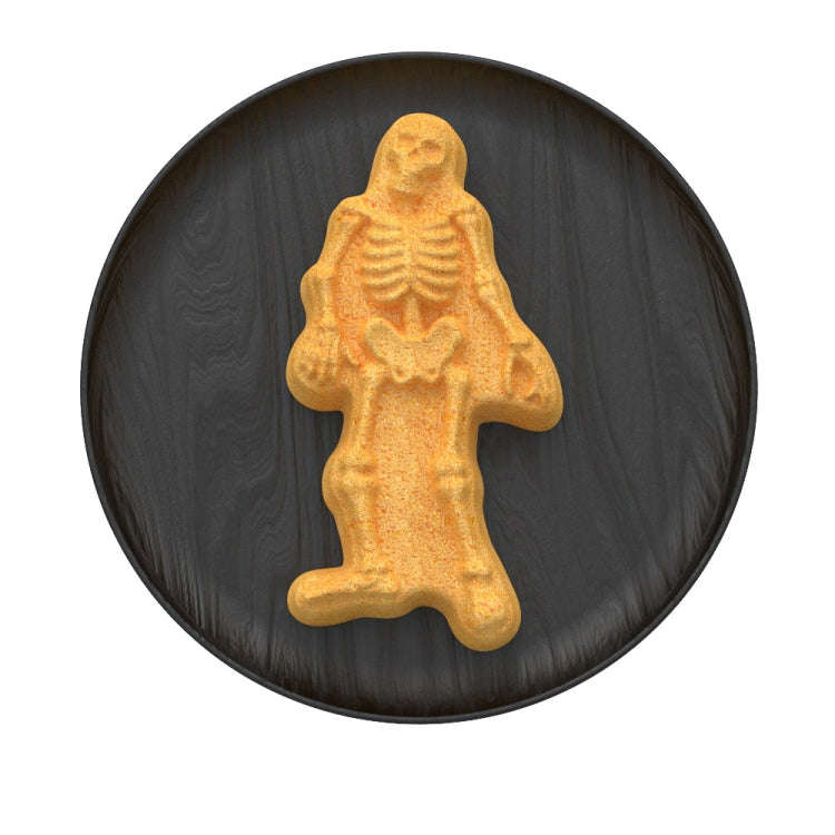 8 Grids Skull Cake Mold Halloween Silicone Mold(Brown)