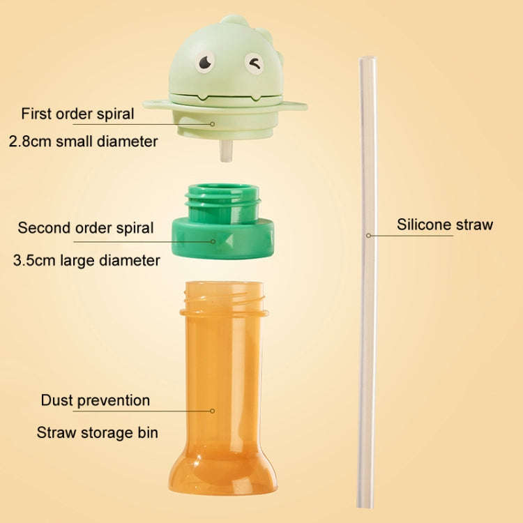 Children Mineral Water Portable Straw Cap Baby Drinking Water Bottle Convertor(Green)