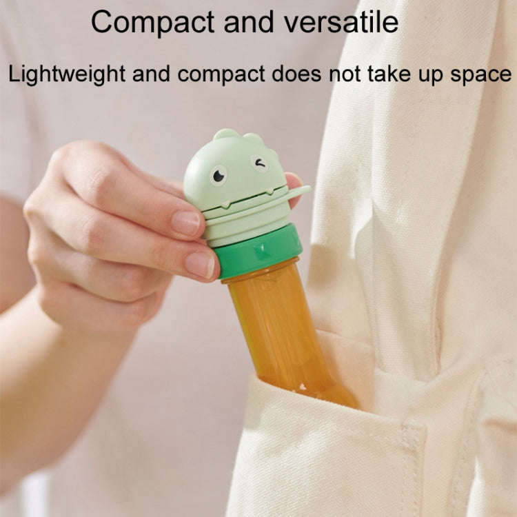 Children Mineral Water Portable Straw Cap Baby Drinking Water Bottle Convertor(Green)