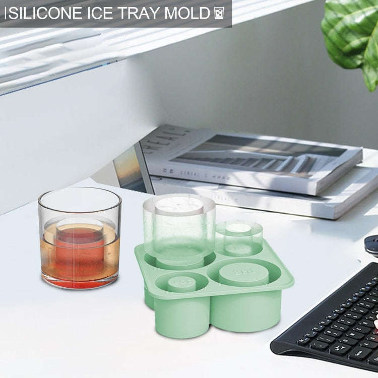 For Stanley Cup 4 In 1 Ice Lattice Mold Silicone Ice Maker Box(Green)