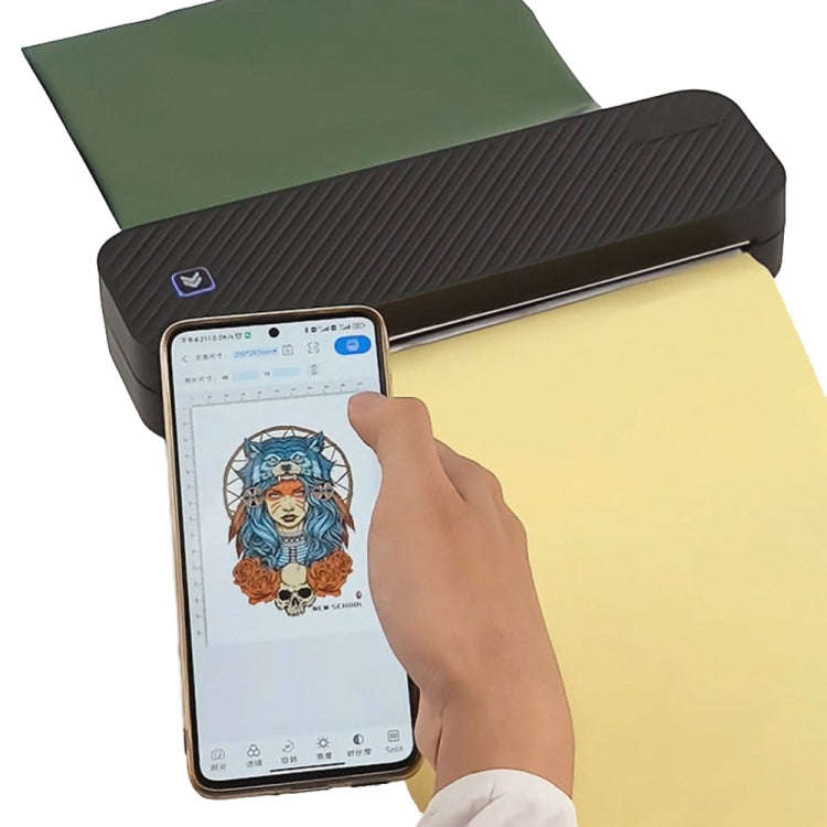 203DPI A4 Home Portable Wireless WiFi Bluetooth Thermal Printer(A4-DY)