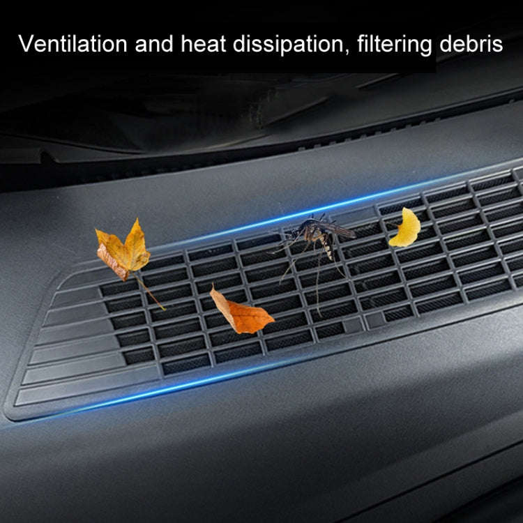For 2024 Tesla Model 3 Air Inlet Insect Screen Protective Cover(Black)