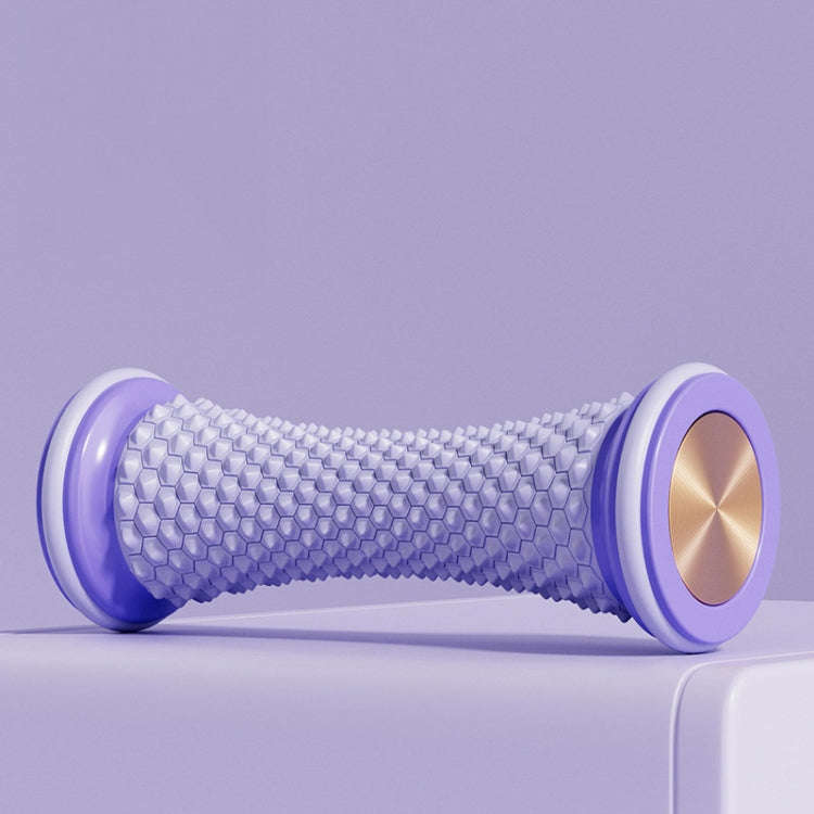 Plantar Fascia Wheel Foot Massager Yoga Roller Arch Trainer(Purple)