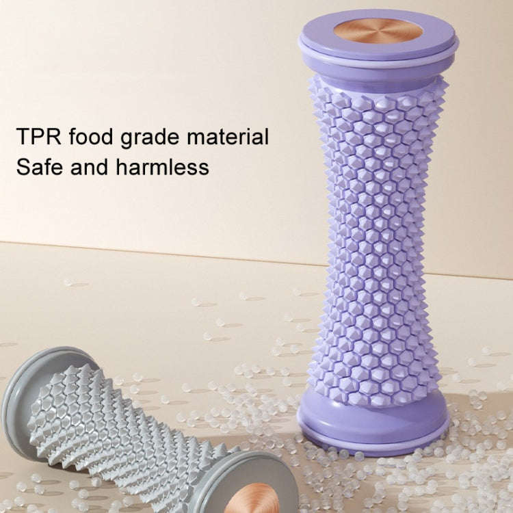 Plantar Fascia Wheel Foot Massager Yoga Roller Arch Trainer(Purple)
