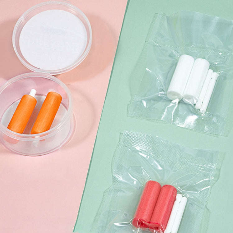 Fawnmum 2pcs /Box Handheld Hollow Cylinder Orthodontic Bite Sticks(Strawberry)