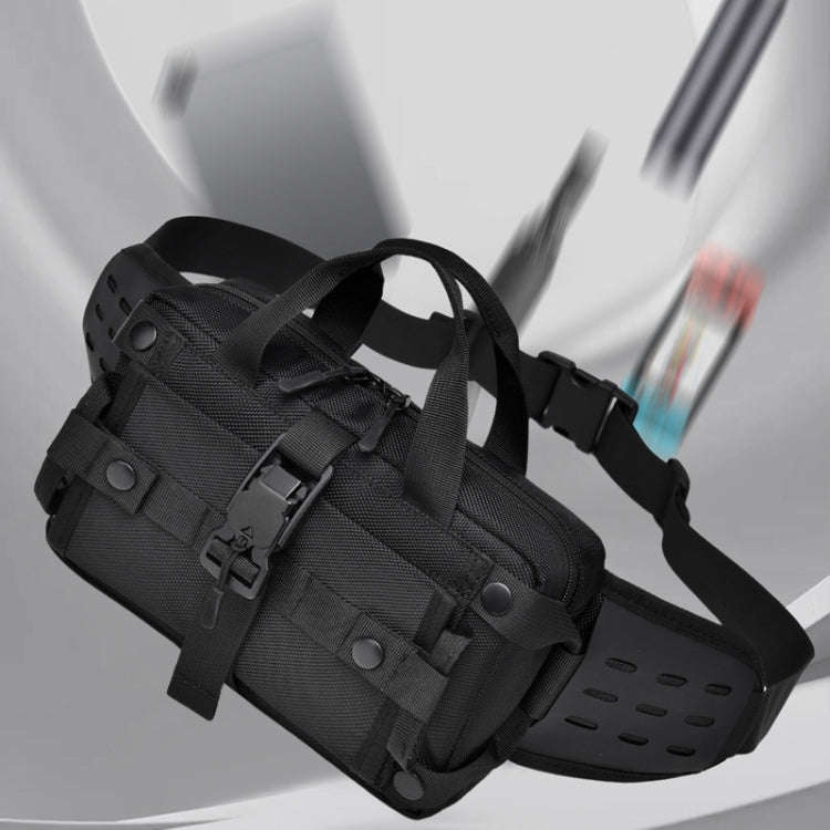 WEIXIER Y9580 Men Sports Waterproof Waist Pack Outdoor Crossbody Single Shoulder Cell Phone Bag(G...