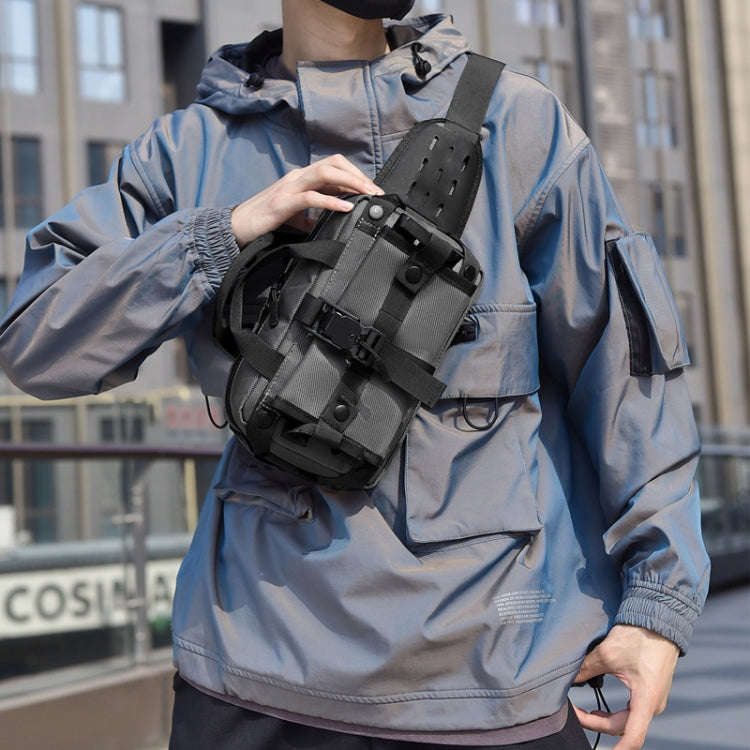 WEIXIER Y9580 Men Sports Waterproof Waist Pack Outdoor Crossbody Single Shoulder Cell Phone Bag(G...