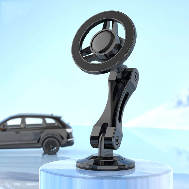 Magsafe Car Magnetic Rotating Adjustable Mobile Phone Holder(Black)