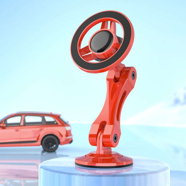 Magsafe Car Magnetic Rotating Adjustable Mobile Phone Holder(Orange)