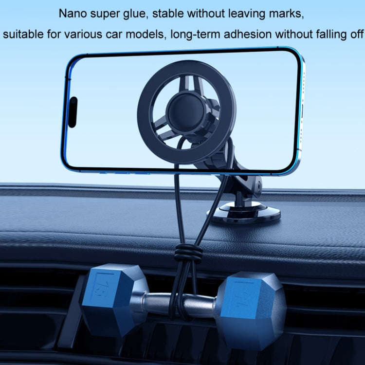 Magsafe Car Magnetic Rotating Adjustable Mobile Phone Holder(Orange)