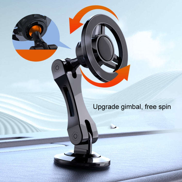 Magsafe Car Magnetic Rotating Adjustable Mobile Phone Holder(Orange)