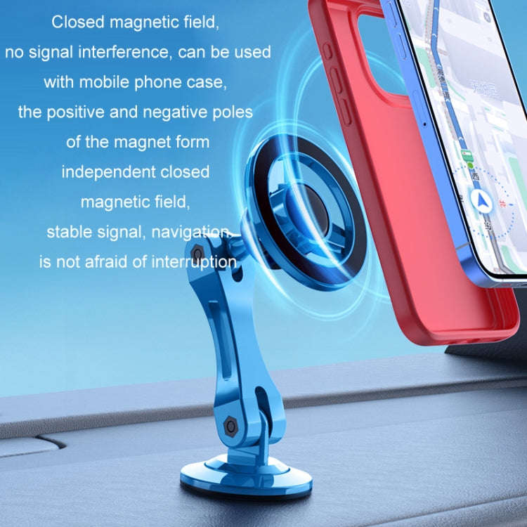 Magsafe Car Magnetic Rotating Adjustable Mobile Phone Holder(Orange)