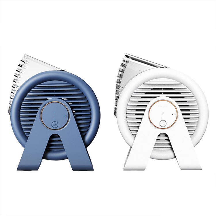 F7 Snail-shaped Desktop Mini Portable Bladeless Air Circulation Fan(Blue)