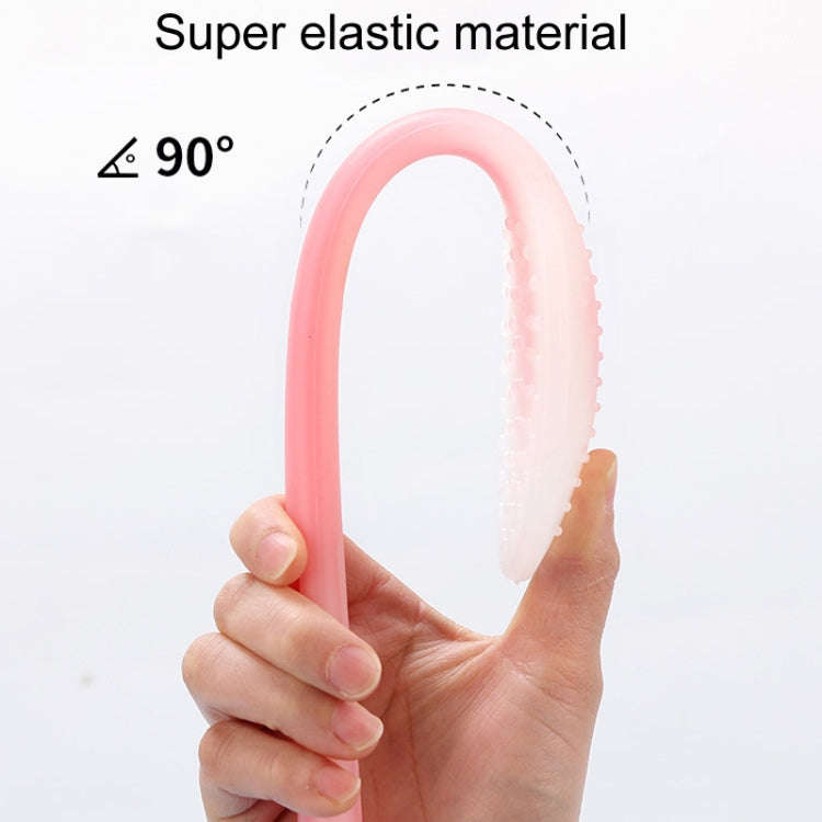 Meridian Points Gua Sha Patting Board Silicone Palm Massage Whacker, Style: Pink 38cm