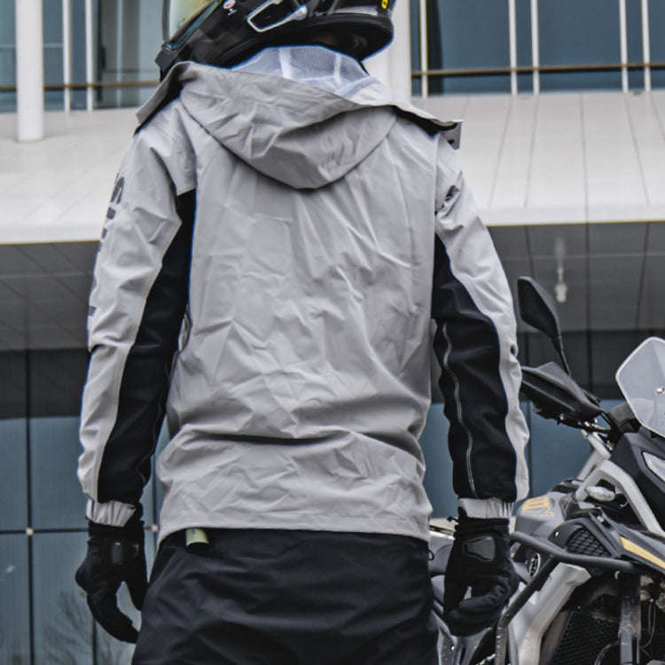 SULAITE Outdoor Motorcycle Riding Full Body Split Raincoat Suit, Size: L(Green)