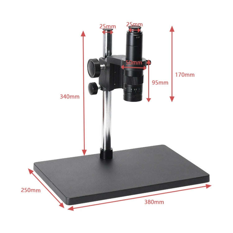 Industrial Camera Monocular Stand Microscope Lifting Stand Maintenance Table, Style: Complete Set