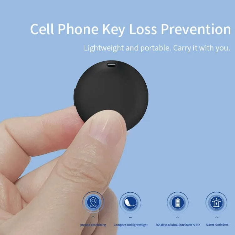 Mini Pet Smart Anti-lost Device Portable GPS Locator Bluetooth Tracker(White)