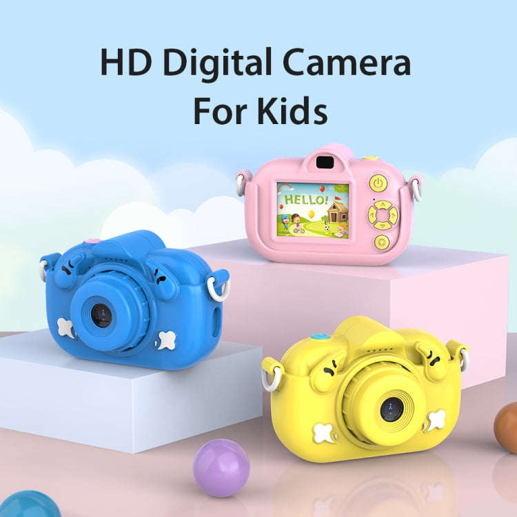 DC501 2.0-Inch 4X Zoom HD Digital Camera Mini Children Photography Camera, Color: Blue+32G