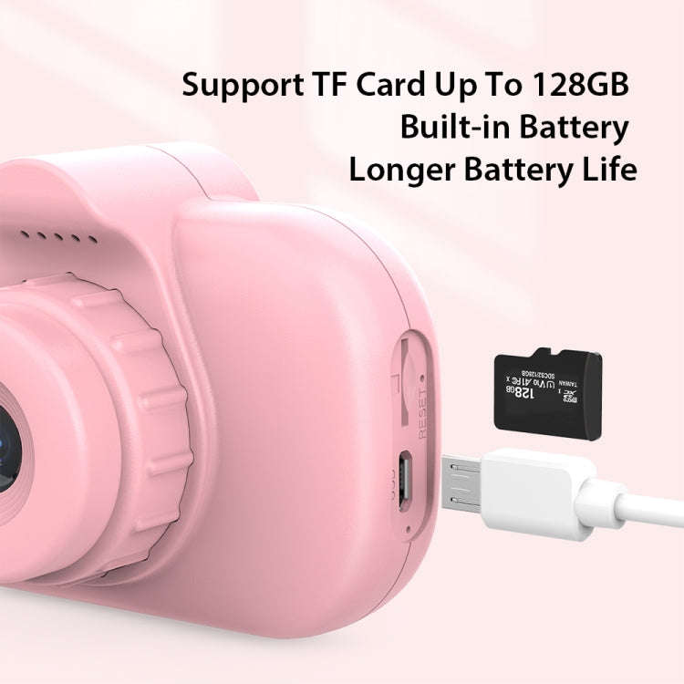 DC501 2.0-Inch 4X Zoom HD Digital Camera Mini Children Photography Camera, Color: Blue+32G