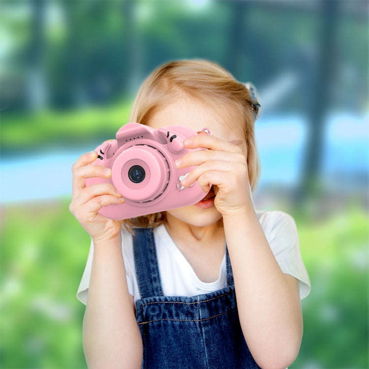 DC501 2.0-Inch 4X Zoom HD Digital Camera Mini Children Photography Camera, Color: Blue+32G