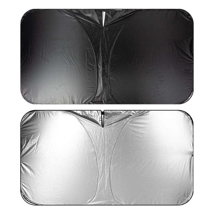 Car Sunshade Summer Front Windshield Sunscreen Heat Insulation Folding Car Sunshade Curtain(145x7...