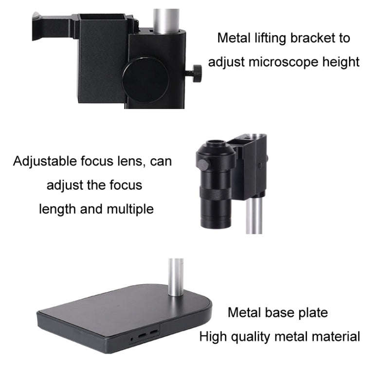 Measuring Electron Microscope Industrial Camera, Specifications: 4K Dual Interface With Measurement