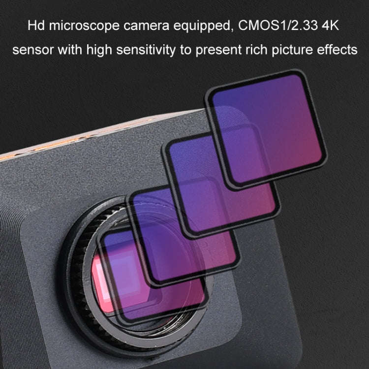 Measuring Electron Microscope Industrial Camera, Specifications: 4K Dual Interface With Measurement
