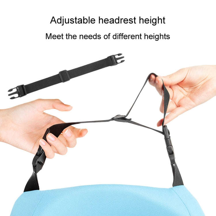 Car U-shaped Neck Pillow Soft Headrest Children Car Seat Side Sleeping Pillow(Grey)